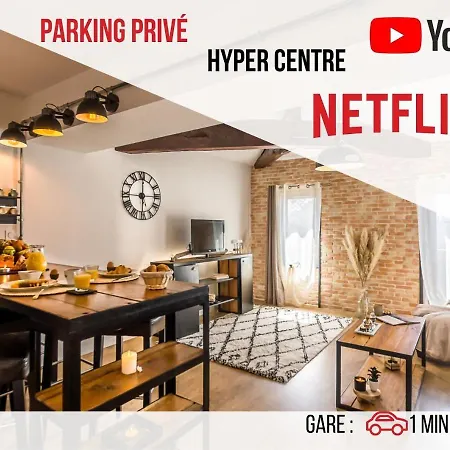 Parking Prive - Spacieux T2 En Hyper Centre